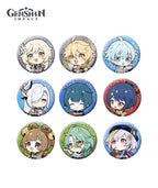 [Official Merchandise] The Exquisite Night Chimes Chibi Character Badge & Stand