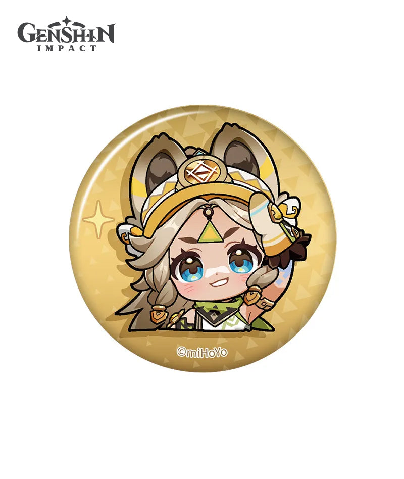 Genshin Impact Natlan Chibi Character Expression Sticker Badges