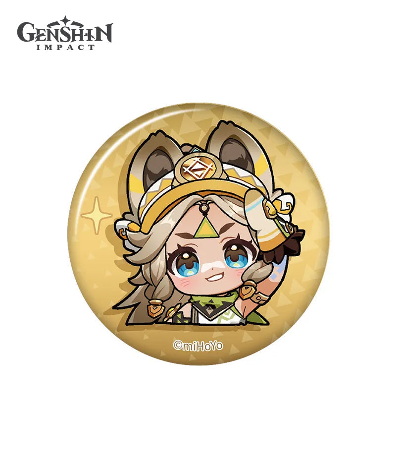 [Official Merchandise] Genshin Impact Natlan Chibi Character Expression Sticker Badges