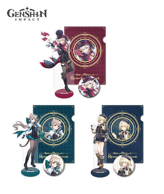 [Official Merchandise] Game Art Exhibition 2023: Badges, Stands, and Folders