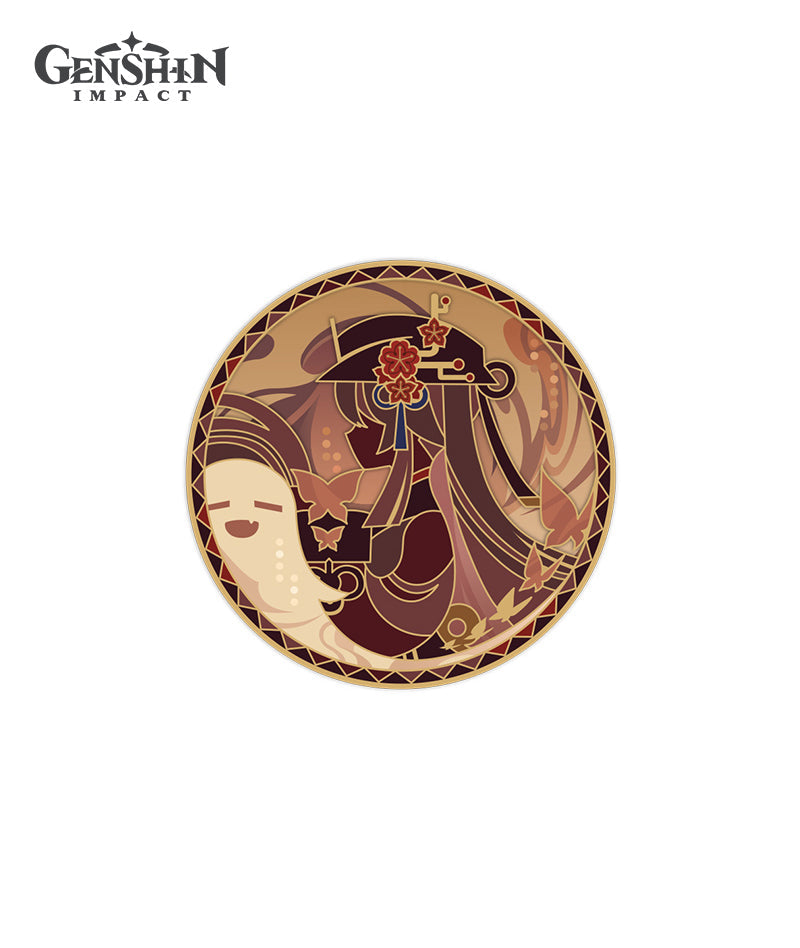[Official Merchandise] Genshin Impact Iridescent Arataki Rockin' for Life Tour Metal Badge