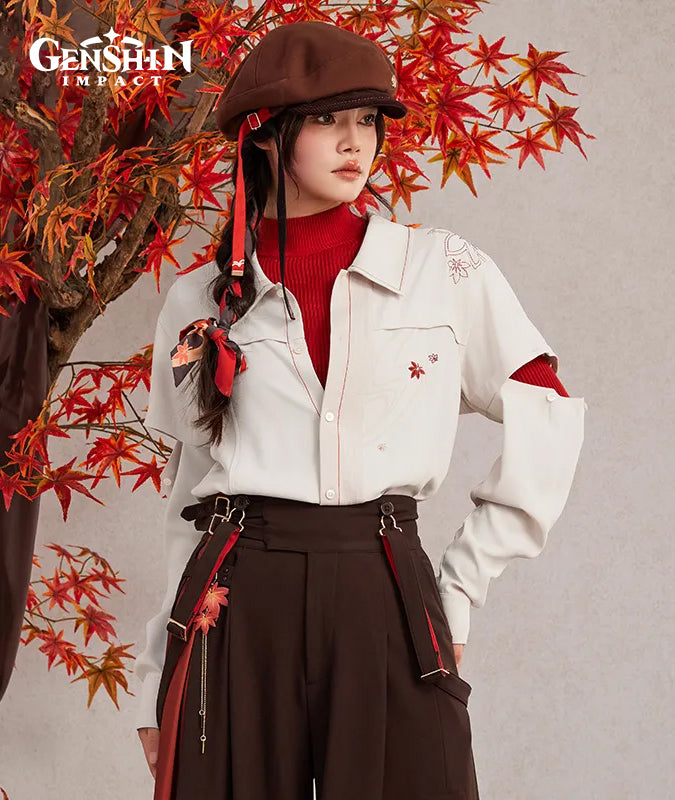 [Official Merchandise] Kaedehara Kazuha Impression Clothing Shirt & Knit Set