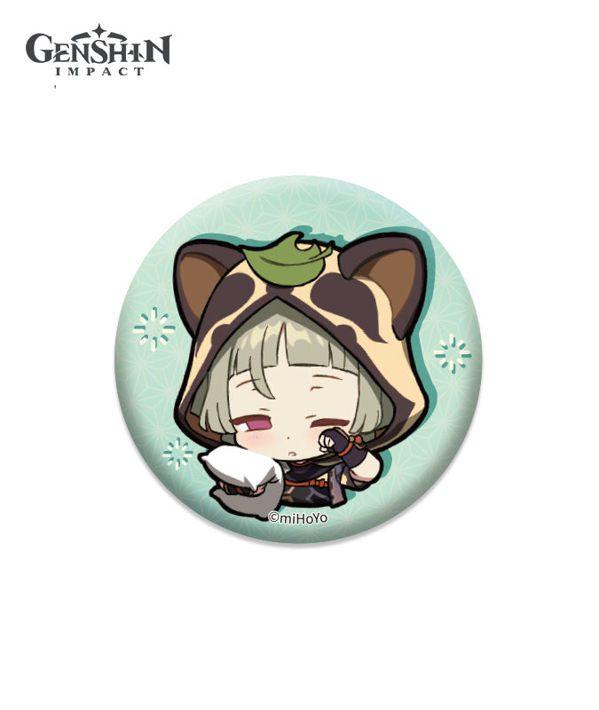 Genshin Impact Theme Chibi Expression Sticker Badges