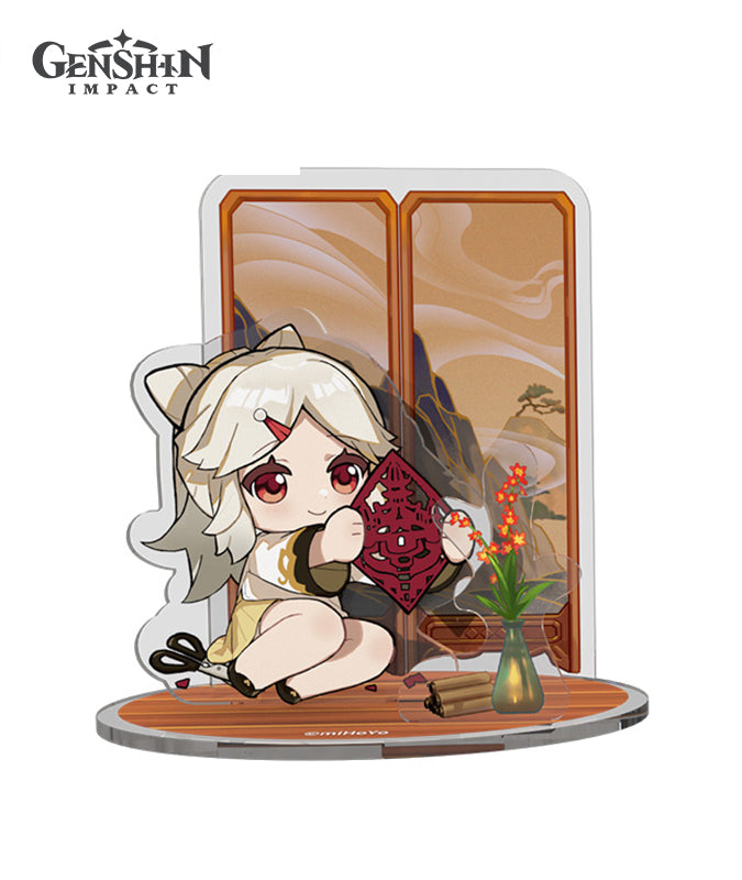 Genshin Impact Childhood Dreams Chibi Character Acrylic Stand