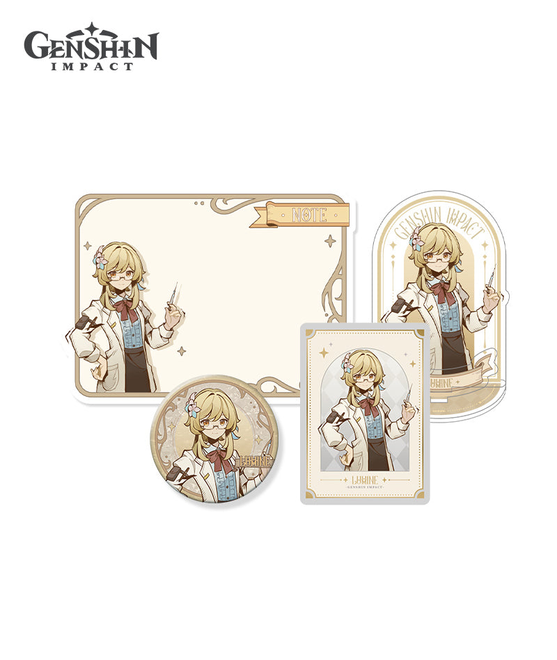 [Official Merchandise] Genshin Impact Clorinde Shadow Hunting Merch: Badge, Stand, Fridge Magnet