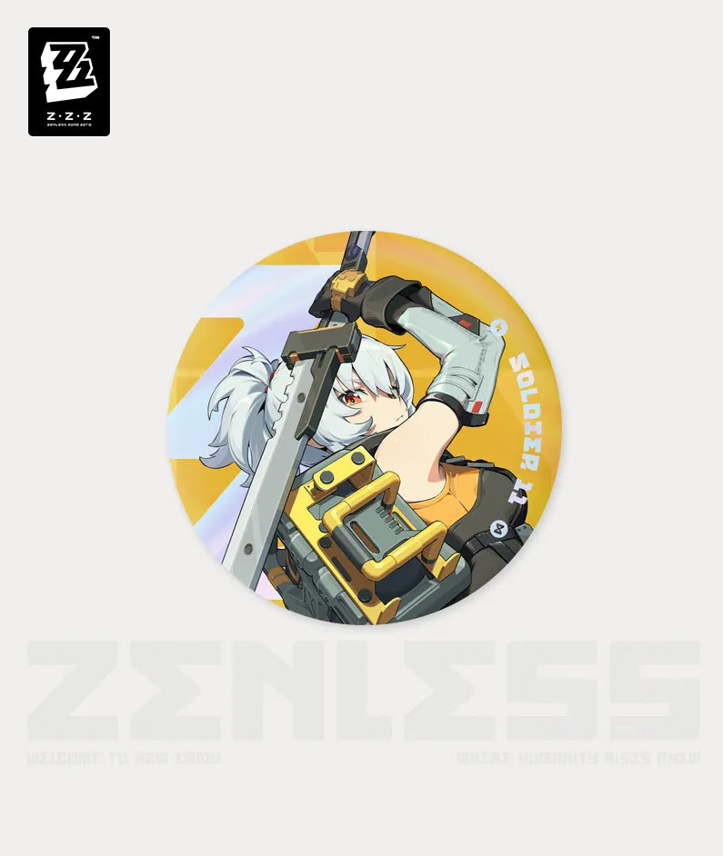 Zenless Zone Zero Temporal Frequencies Series Tinplate Badge