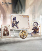 [Official Merchandise] Genshin Impact Clorinde Shadow Hunting Merch: Badge, Stand, Fridge Magnet