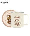 Go Camping! Series: Stainless Steel Mug with Coaster