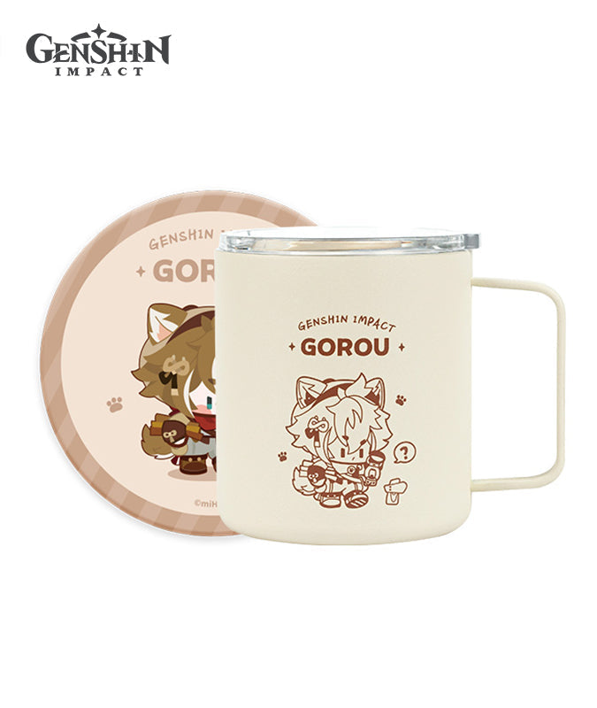[Official Merchandise] Go Camping! Series: Stainless Steel Mug with Coaster