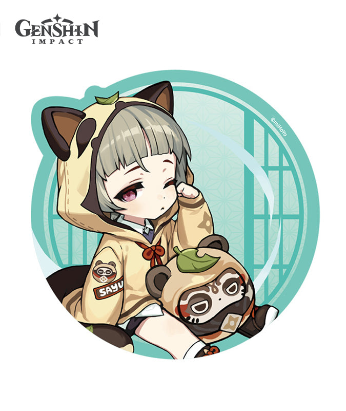 Genshin Impact Picnic Theme Series: Chibi Character Mouse Pad