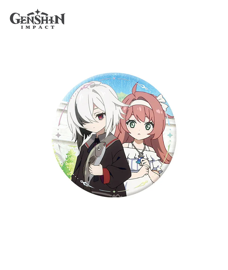 [Official Merchandise] Genshin Impact Arlecchino The Song Burning in the Embers Badges / Bookmark