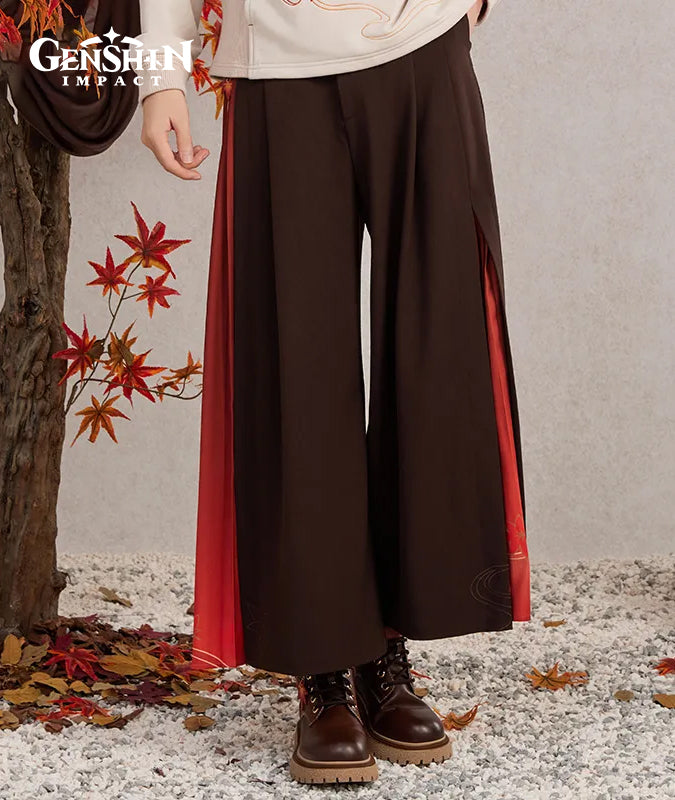 [Official Merchandise] Kaedehara Kazuha Impression Clothing Wide-Leg Pants Fashion Overalls