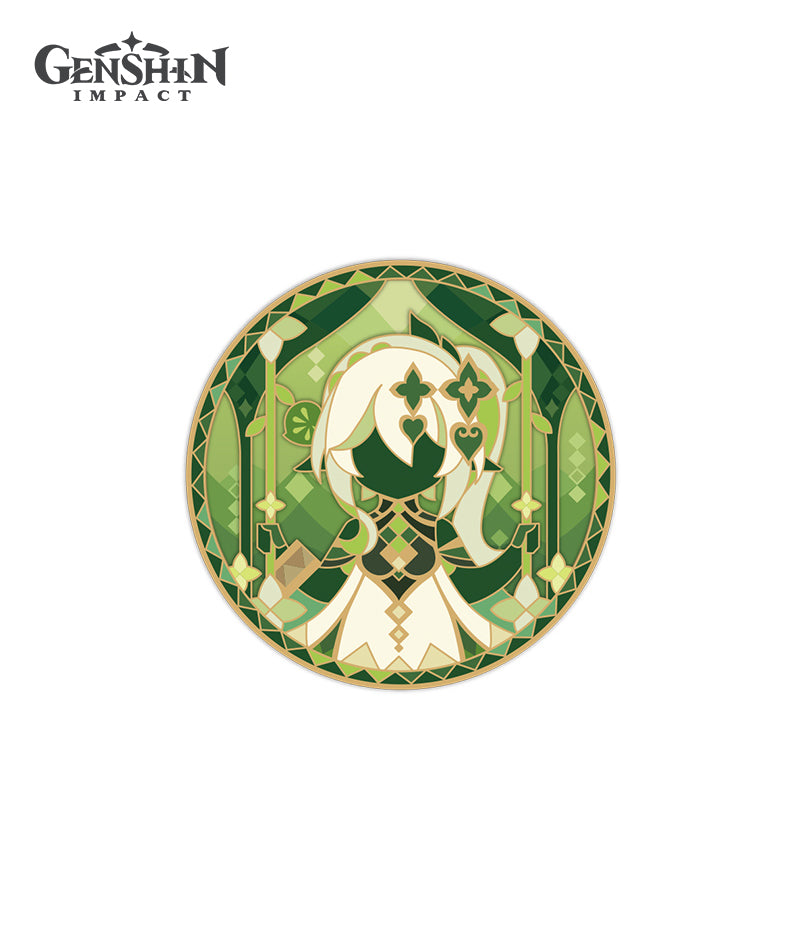 [Official Merchandise] Genshin Impact Iridescent Arataki Rockin' for Life Tour Metal Badge