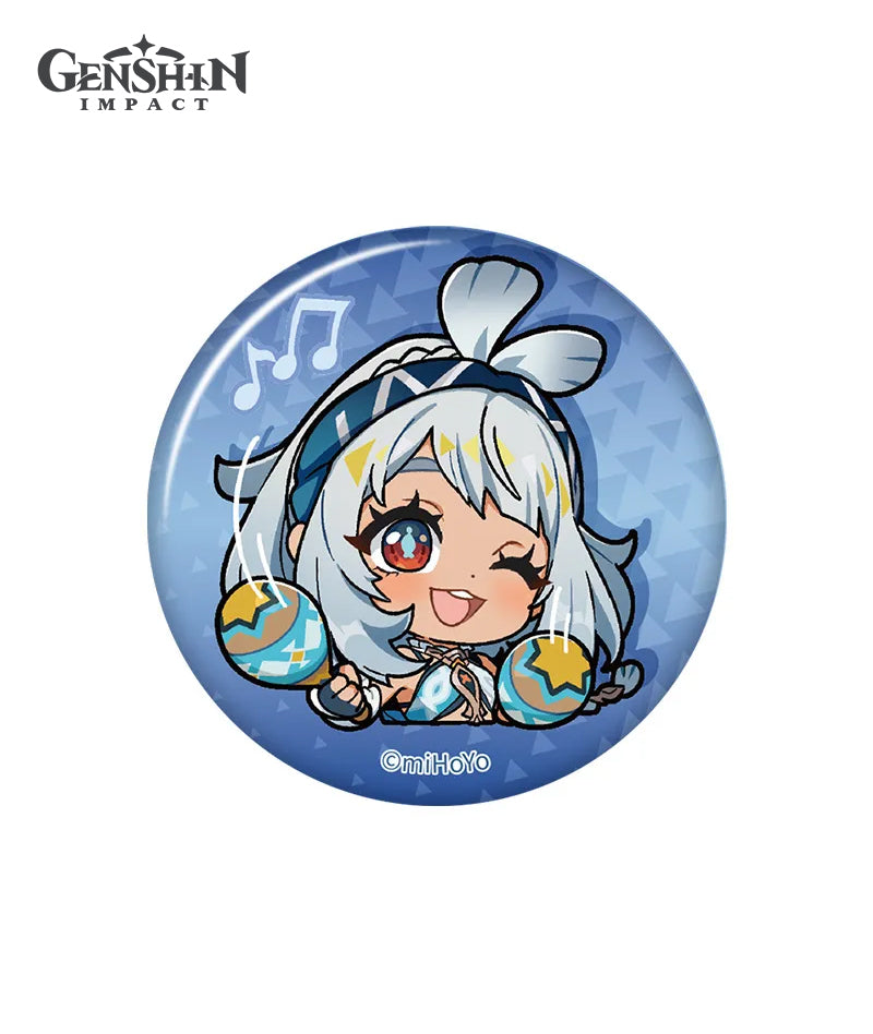 Genshin Impact Natlan Chibi Character Expression Sticker Badges