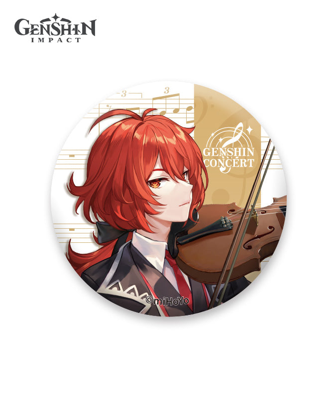 [Official Merchandise] Genshin Symphony Into A Dream Chibi Character Badge