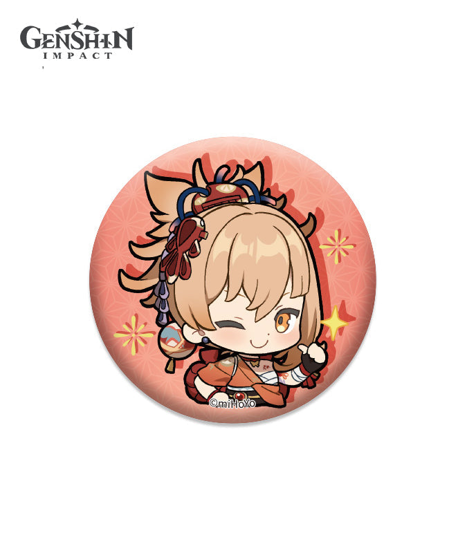 [Official Merchandise] Genshin Impact Theme Chibi Expression Sticker Badges