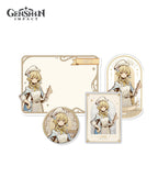 [Official Merchandise] Genshin Impact Clorinde Shadow Hunting Merch: Badge, Stand, Fridge Magnet