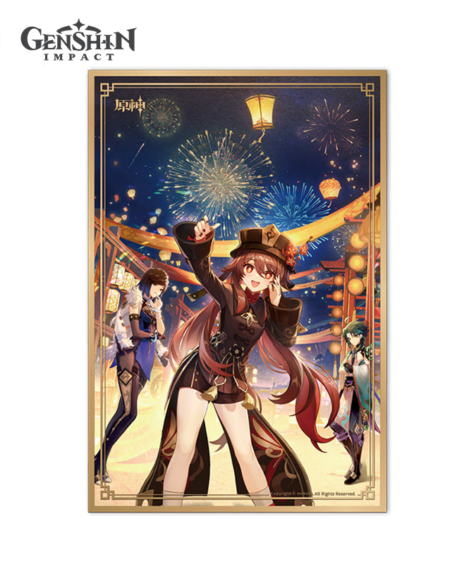 [Official Merchandise] Genshin Impact Theme Acrylic Shikishi Art Board