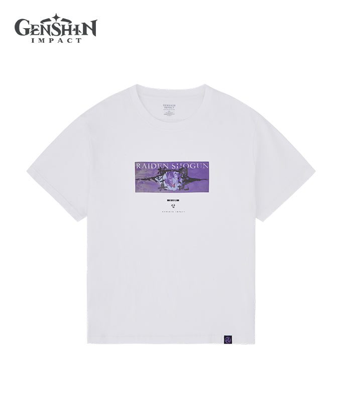 [Official Merchandise] Raiden Shogun Themed Impression Series T-Shirt