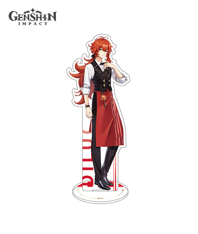 [Official Merchandise] Outland Gastronomy Diluc Noelle Badge Stand