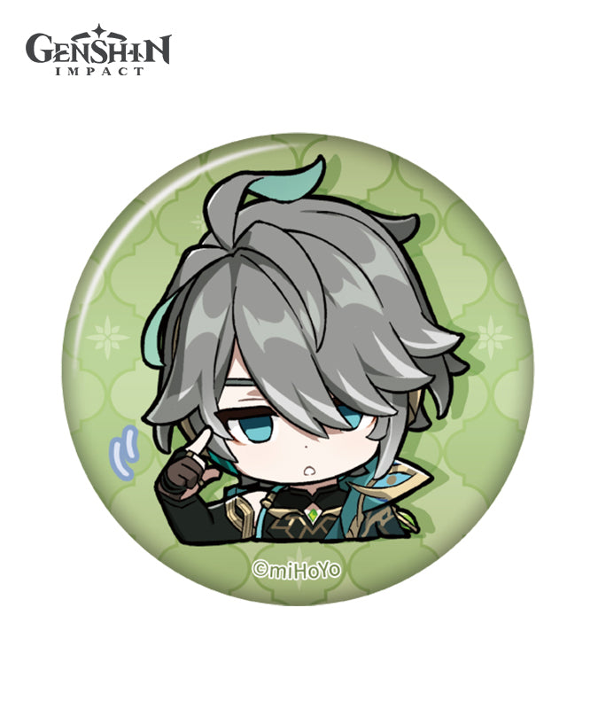 Genshin Impact Chibi Expression Sticker Badges Sumeru