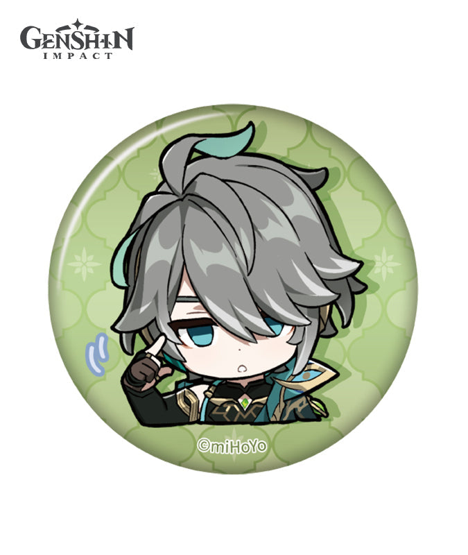 [Official Merchandise] Chibi Expression Sticker Badges Sumeru