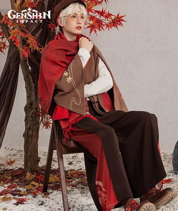 [Official Merchandise] Kaedehara Kazuha Impression Clothing Wide-Leg Pants Fashion Overalls