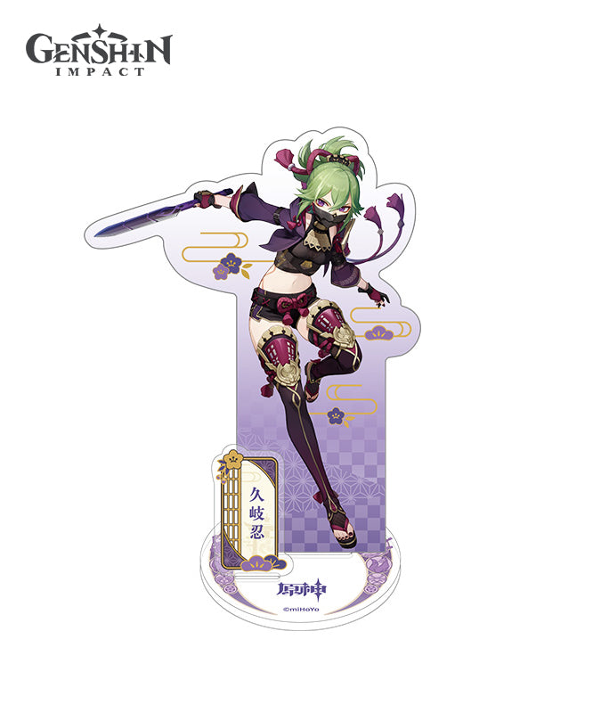 Genshin Impact Inazuma Raiden Shogun Sangonomiya Kokomi Character Acrylic Stands