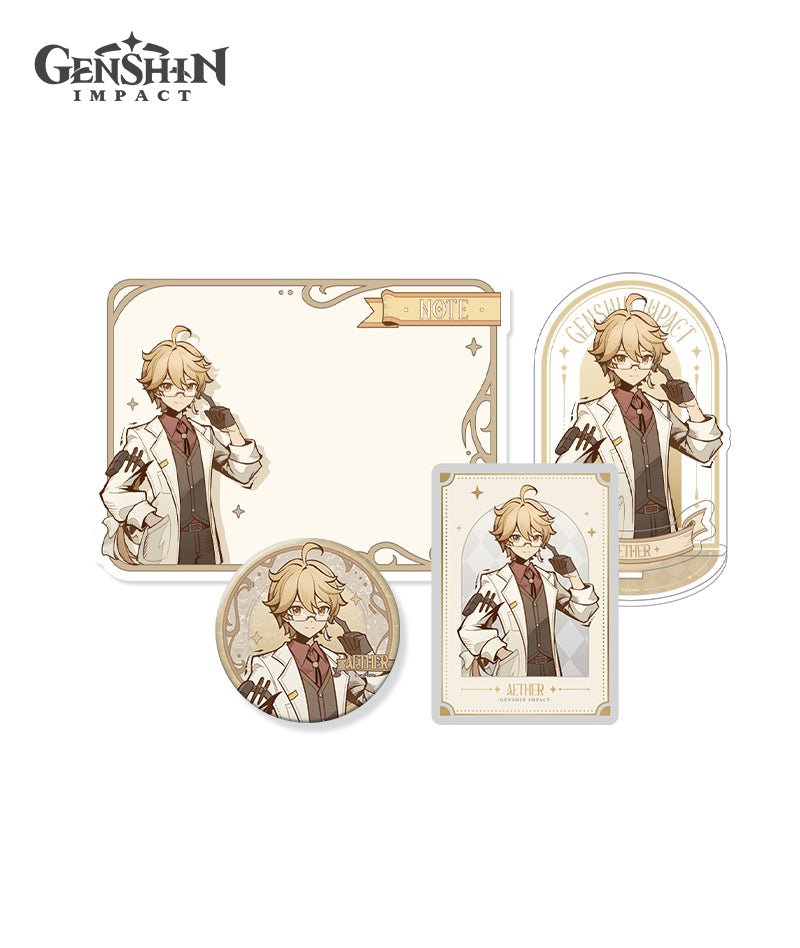 [Official Merchandise] Genshin Impact Clorinde Shadow Hunting Merch: Badge, Stand, Fridge Magnet