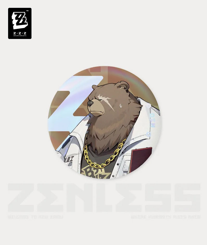 Zenless Zone Zero Temporal Frequencies Series Tinplate Badge
