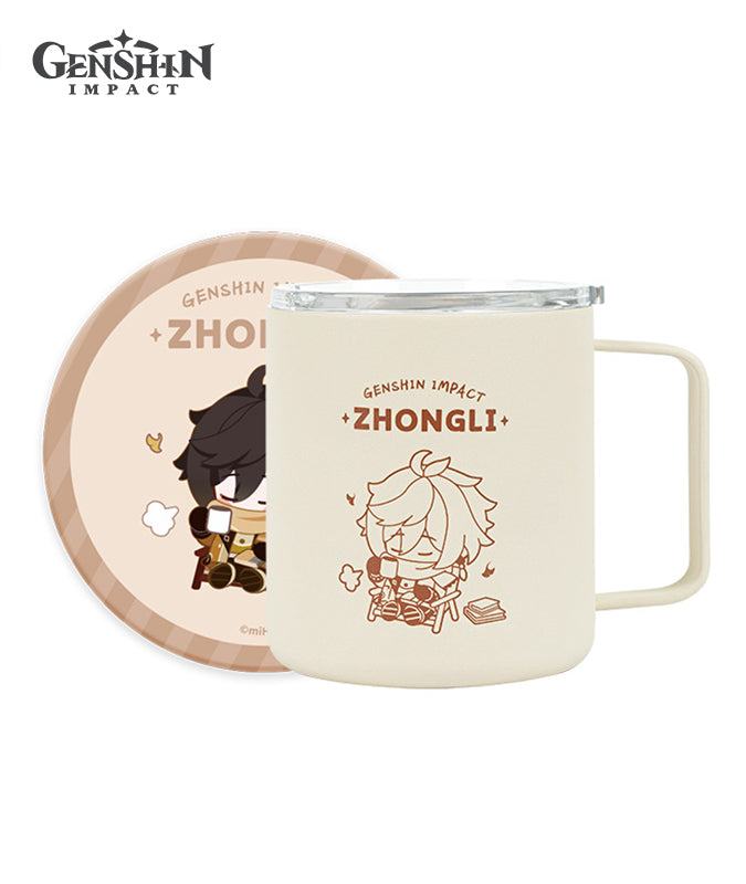 Genshin Impact Go Camping! Series: Stainless Steel Mug with Coaster
