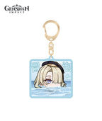 [Official Merchandise] Fontaine Chibi Character Expression Sticker Keychains