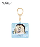 [Official Merchandise] Fontaine Chibi Character Expression Sticker Keychains