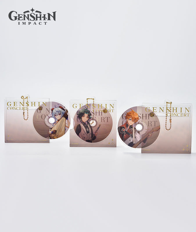 [Official Merchandise] Genshin Concert 2023 Melodies of an Endless Journey: Character CD-Style Keychain Charms