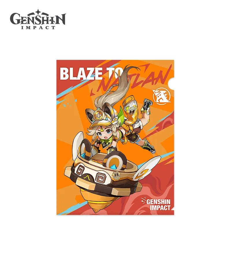 [Official Merchandise] Genshin Impact Blaze to Natlan Series Badge Folder Merch