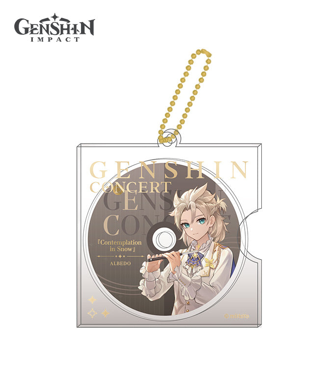 Genshin Concert 2023 Melodies of an Endless Journey: Character CD-Style Keychain Charms