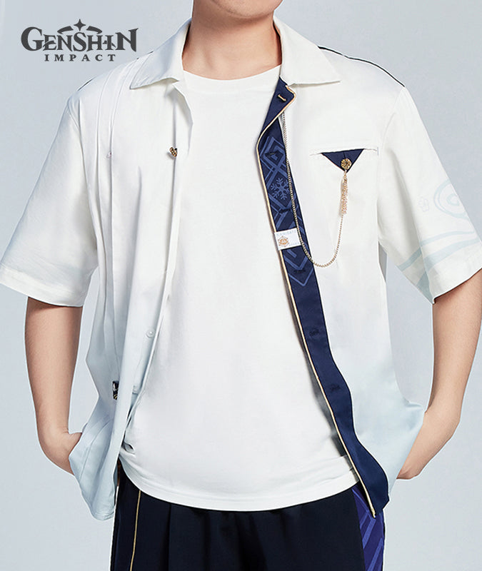 [Official Merchandise] Kamisato Ayaka Impression Clothing Short Sleeves Shirt