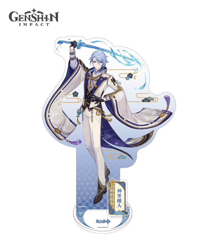 Genshin Impact Inazuma Raiden Shogun Sangonomiya Kokomi Character Acrylic Stands