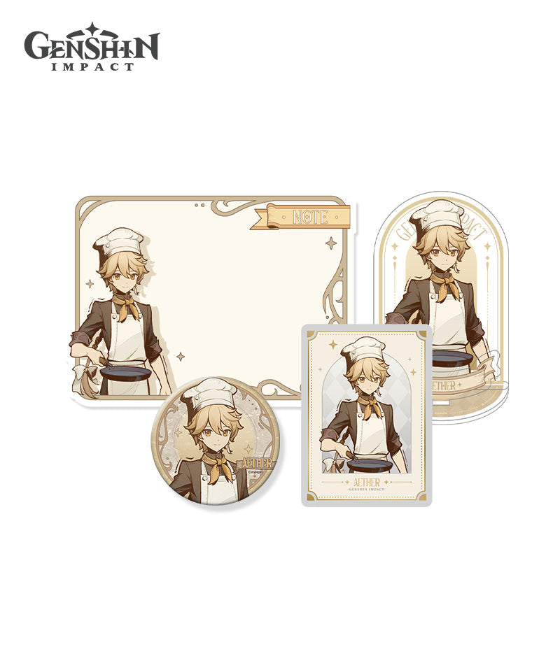 [Official Merchandise] Genshin Impact Clorinde Shadow Hunting Merch: Badge, Stand, Fridge Magnet