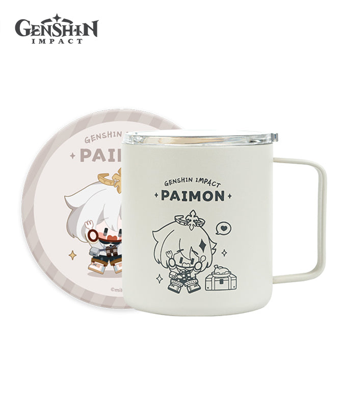 Genshin Impact Go Camping! Series: Stainless Steel Mug with Coaster