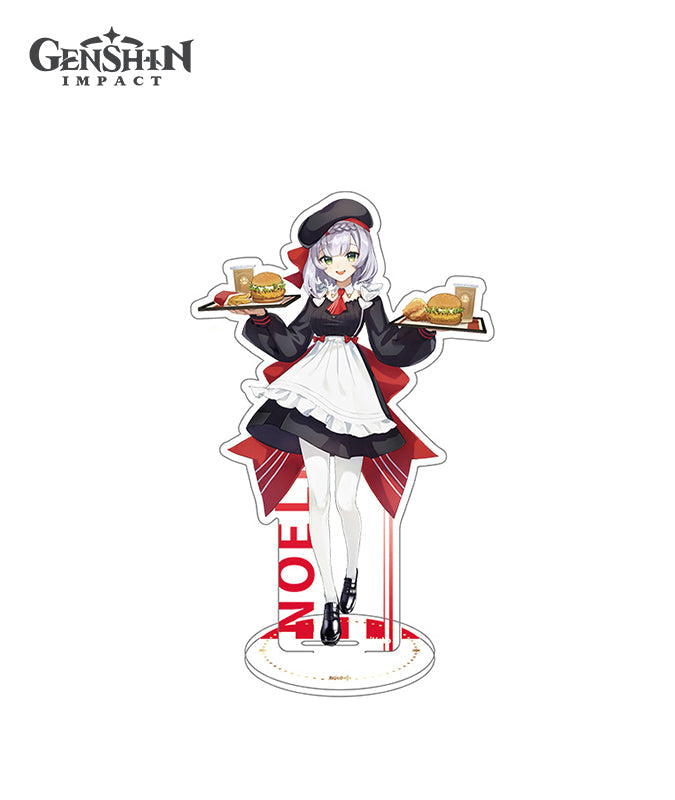 [Official Merchandise] Outland Gastronomy Diluc Noelle Badge Stand