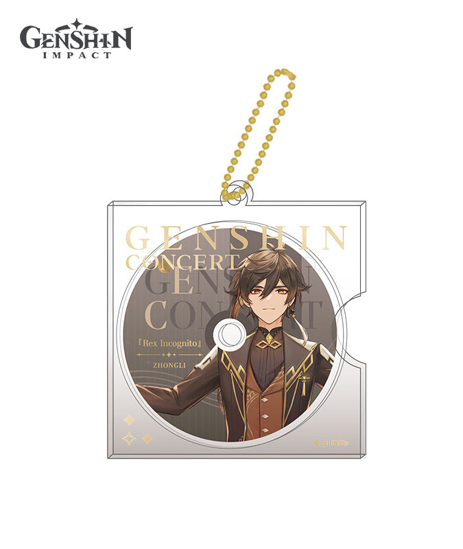 Genshin Concert 2023 Melodies of an Endless Journey: Character CD-Style Keychain Charms