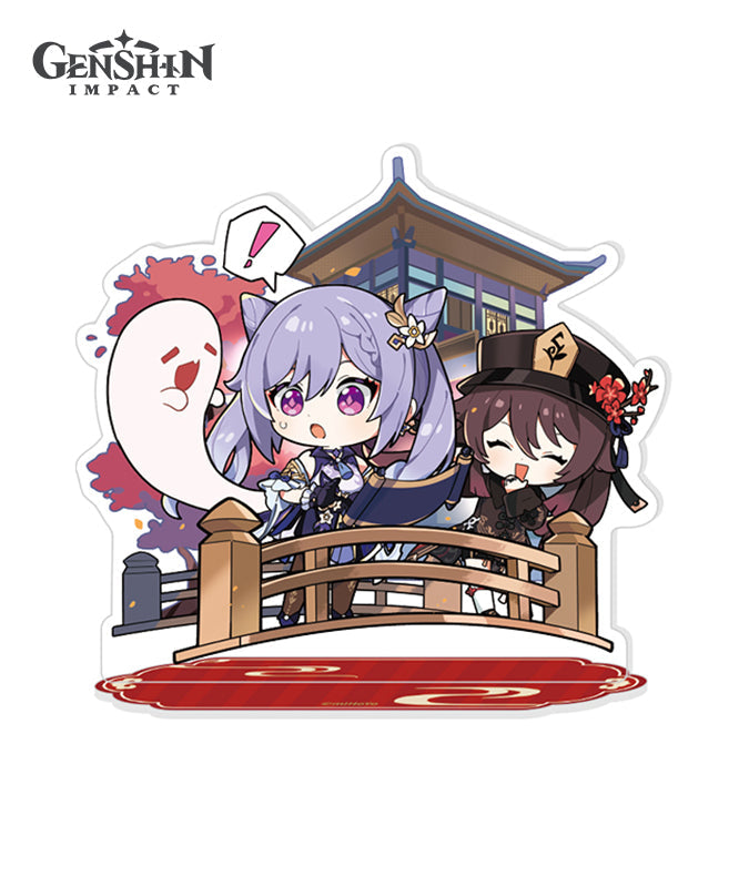 [Official Merchandise] The Exquisite Night Chimes Chibi Character Badge & Stand