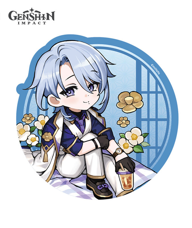 Genshin Impact Picnic Theme Series: Chibi Character Mouse Pad