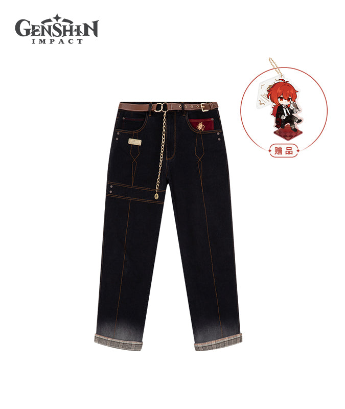 [Official Merchandise] Diluc Impression Clothing Jeans
