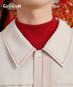 [Official Merchandise] Kaedehara Kazuha Impression Clothing Shirt & Knit Set