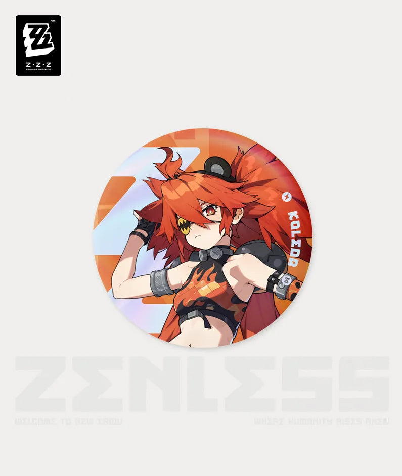 Zenless Zone Zero Temporal Frequencies Series Tinplate Badge