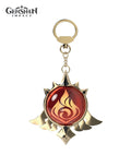 Genshin Impact Theme Vision Keychain Charm