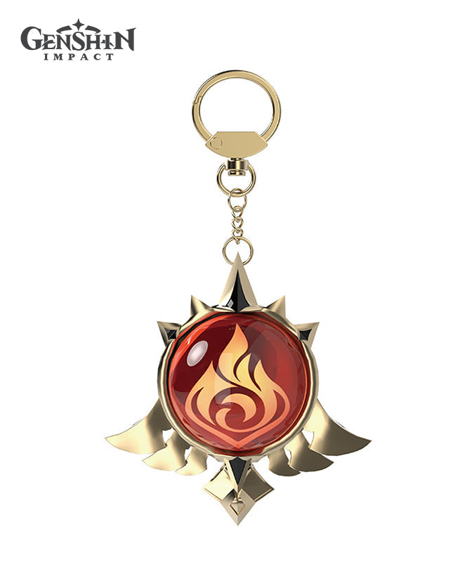 [Official Merchandise] Genshin Impact Theme Vision Keychain Charm