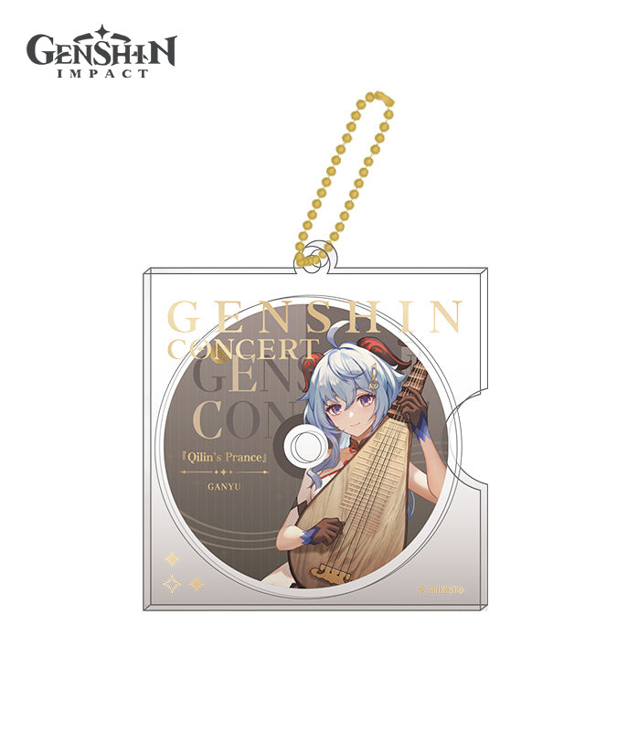 Genshin Concert 2023 Melodies of an Endless Journey: Character CD-Style Keychain Charms
